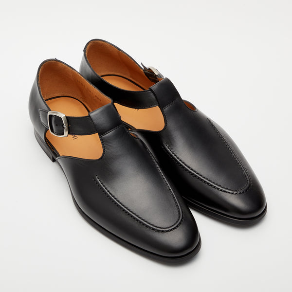 Tストラップサンダル ブラック | 35166 BL – MAGNANNI(マグナーニ 