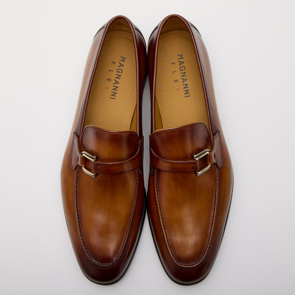FLEX カーフバックルローファー ブラウン | 54385 BR – MAGNANNI 