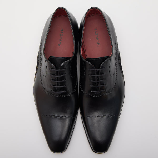オパンカ ステッチキャップトウ ブラック | 23127 BL – MAGNANNI オパンカ ステッチキャップトウ ブラック | 23127 BL – MAGNANNI