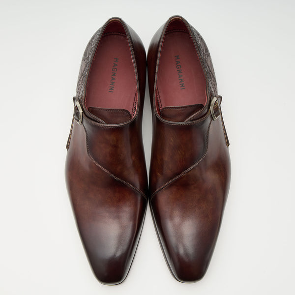 美品-MAGNANNI-EU39(25) ホールカット　オパンケ　ダークネイビー 美品-MAGNANNI-EU39(25) ホールカット オパンケ ダークネイビー