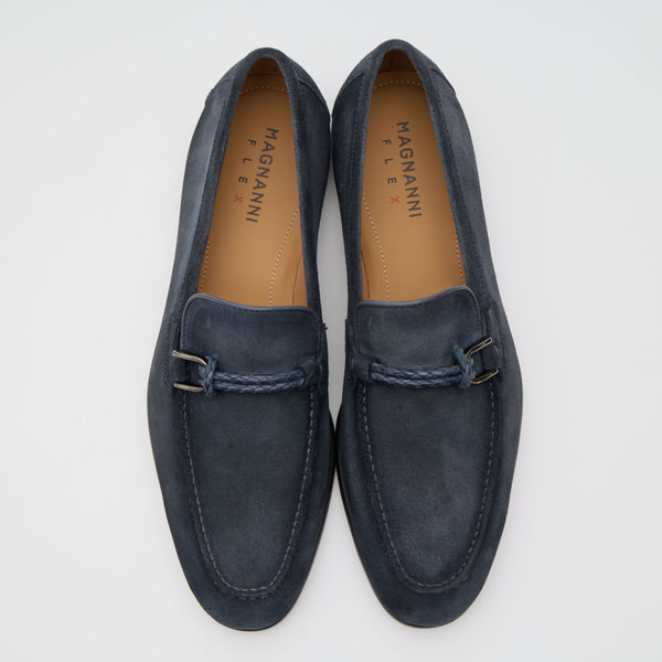 マグナーニ　ローファー FLEX ブレイディドストラップローファー グレー | 26649 GY – MAGNANNI