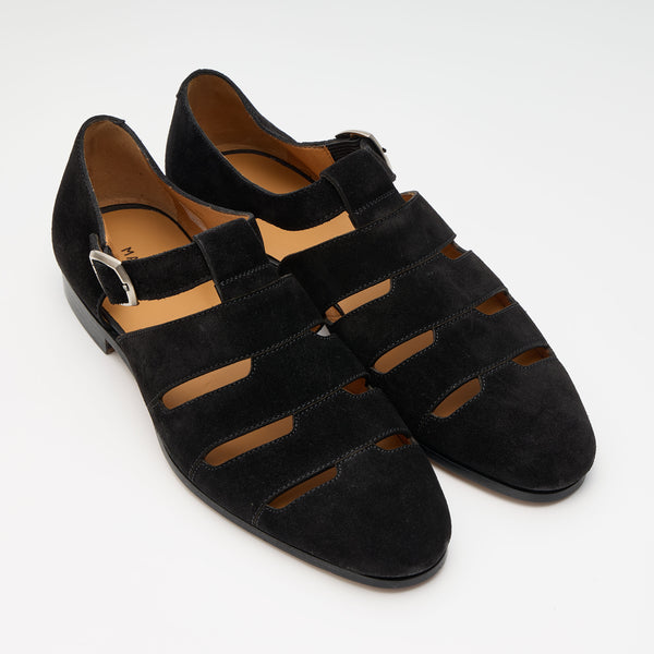 グルカサンダル スエード ブラック | 43953 BL – MAGNANNI