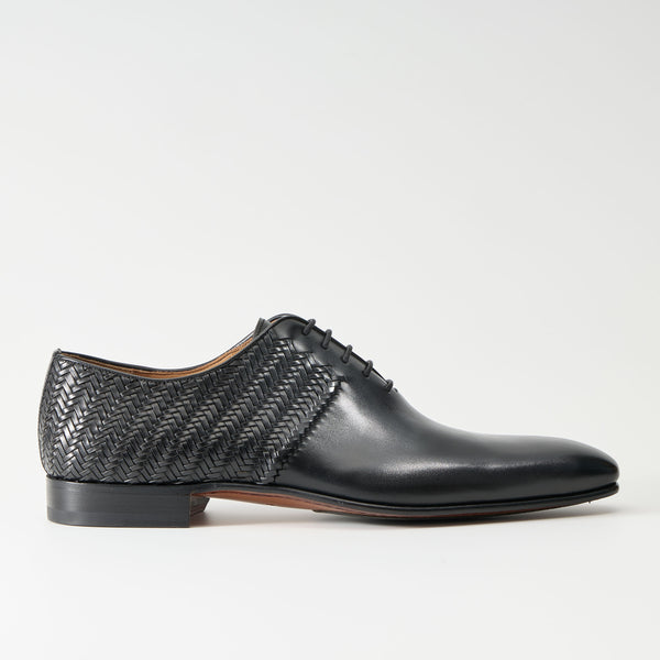 ウーブンレザー オックスフォード ブラック | 24596 BL – MAGNANNI