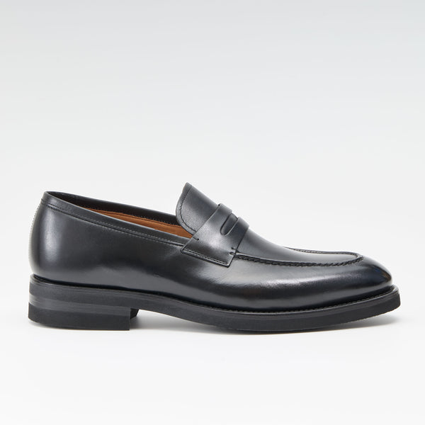 MAGNANNI ネイビー ローファー　ハートロゴ FLEX ハートモチーフ ローファー ダークブルー | 35610 DBU