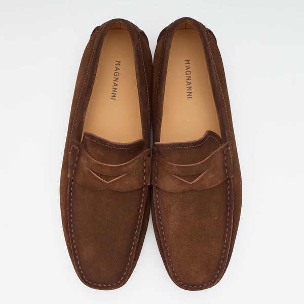 ドライビングシューズ ダークブラウンスエード｜26001 DBR – MAGNANNI