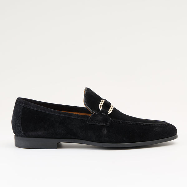 FLEX スエードバックルローファー ブラック | 74385 BL/S – MAGNANNI