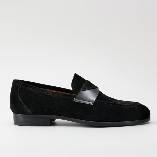 FLEX スエードローファー ブラック | 25922 BL/S – MAGNANNI