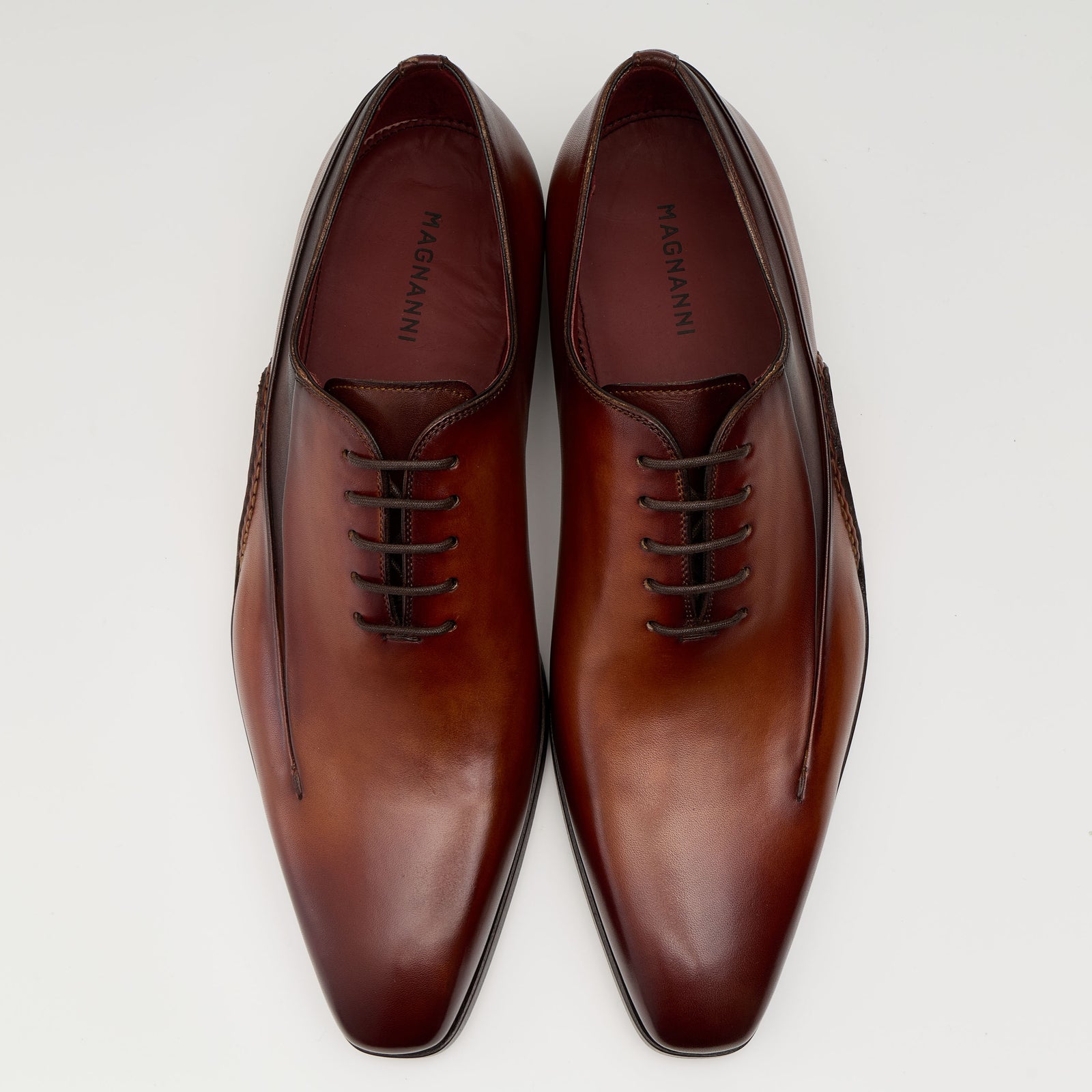 【新品未使用】マグナーニ MAGNANNI オパンカ　茶色　ブラウン オパンカ プレーントゥ ブラウン/ダークブラウン | 25219 BR/DBR