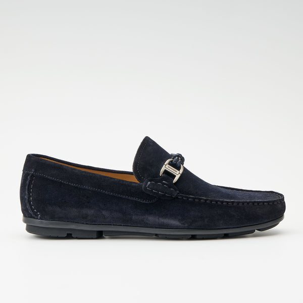 MAGNANNI マグナーニ スエード ローファー ネイビー 39 ドライビングローファー スエード ダークブルー | 35965 DBU
