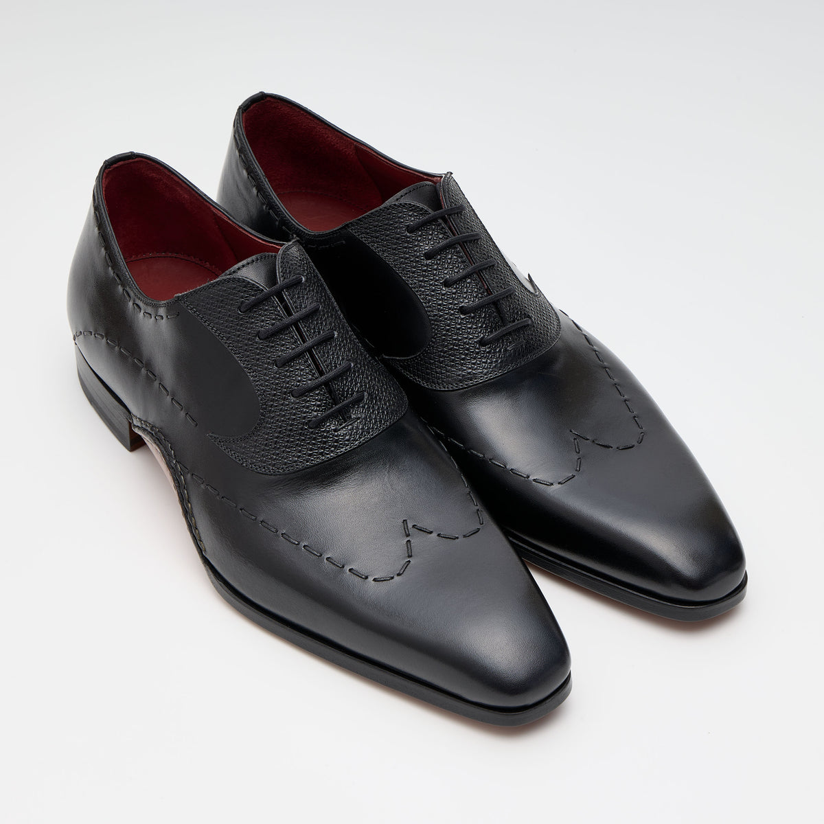 限定値下げ！極美品　MAGNANNI オパンケ　EU40 茶色　パティーヌ 最高級✨【MAGNANNI】マグナーニ オパンケ製法 EU40 ブラウン