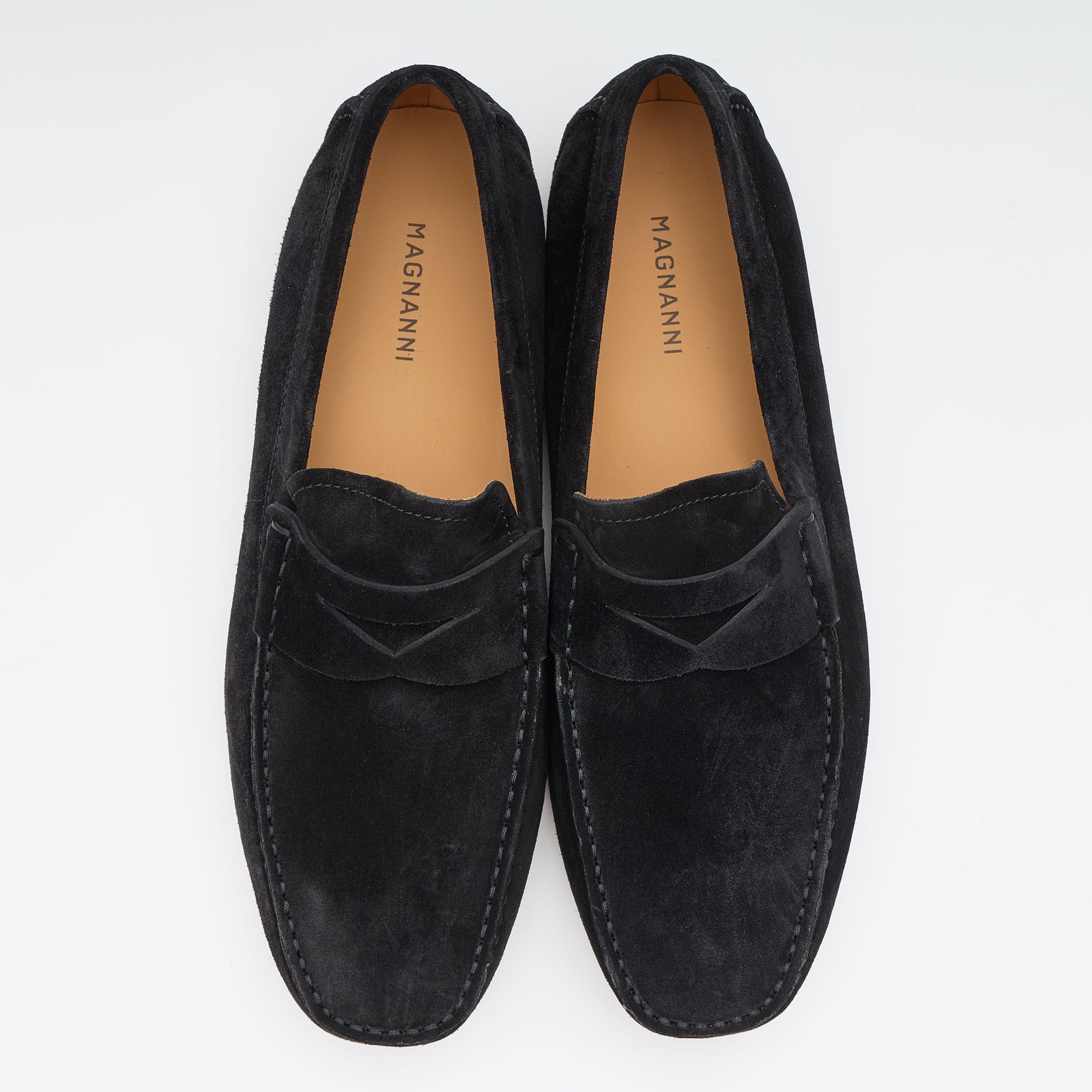 ドライビングシューズ ブラックスエード｜26001 BL/S – MAGNANNI