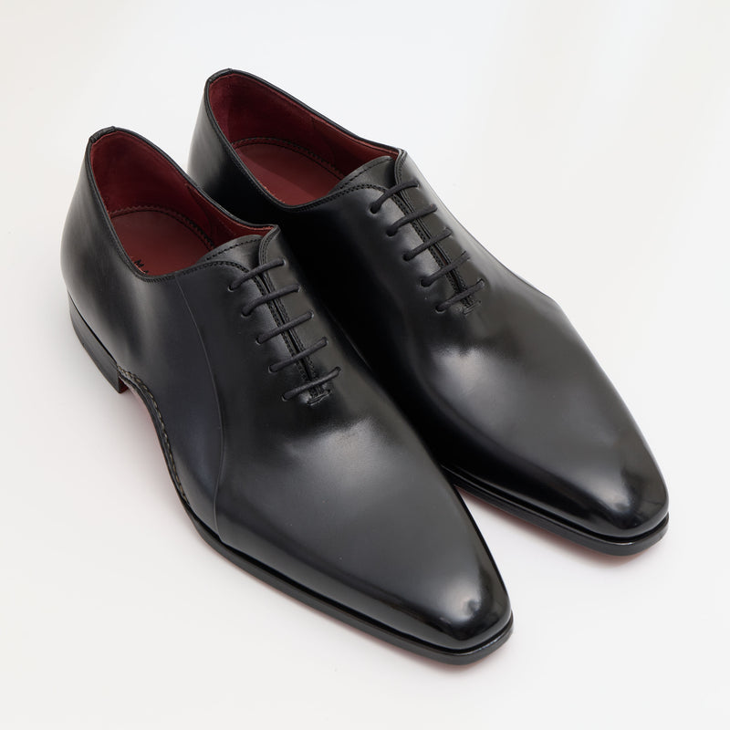 極美品　MAGNANNI ホールカット　オパンケ　EU39 黒　本革 オパンカ デザインホールカット ブラック | 26667 BL – MAGNANNI