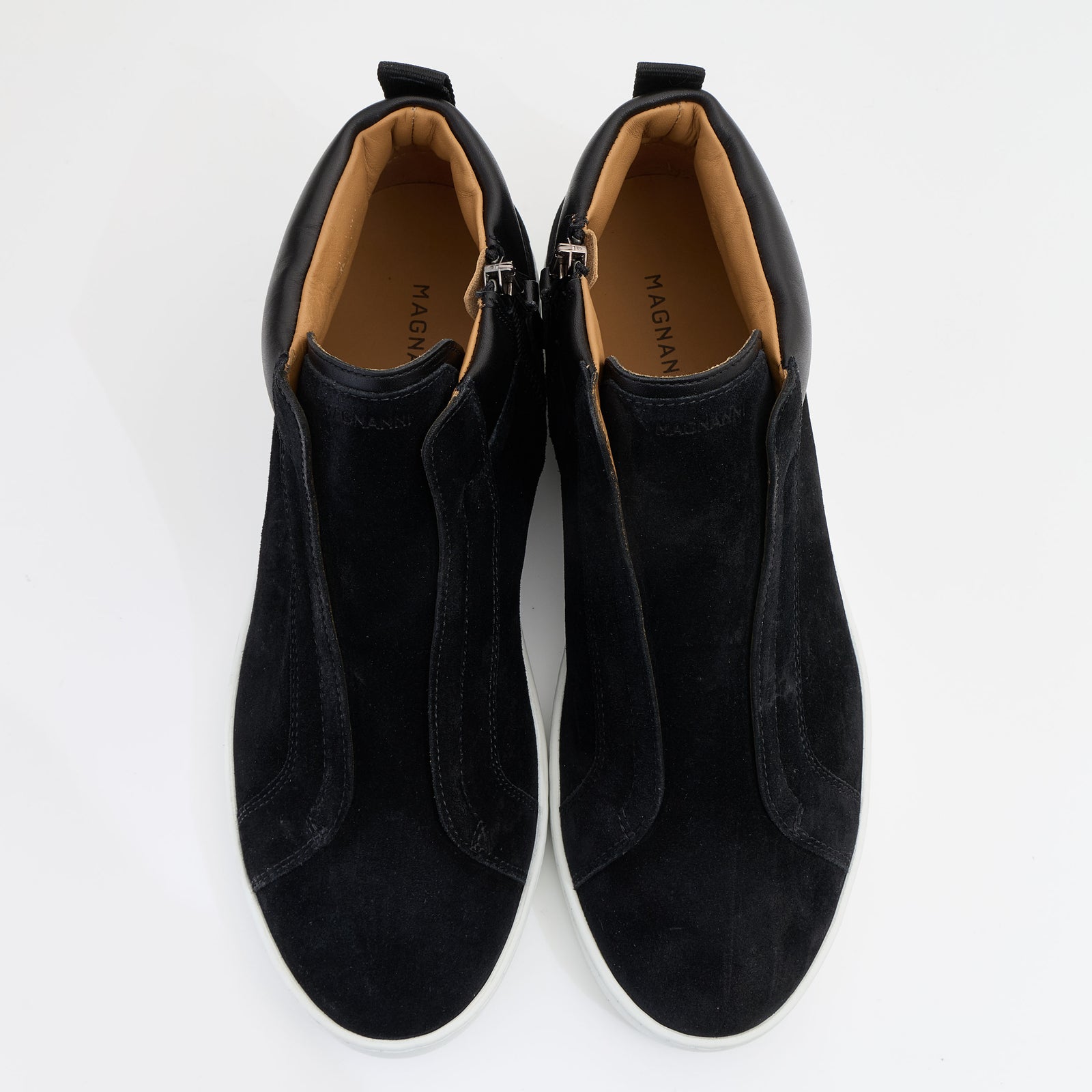 ミッドトップ スリッポンスニーカー ブラック | 35346 BL/S – MAGNANNI 