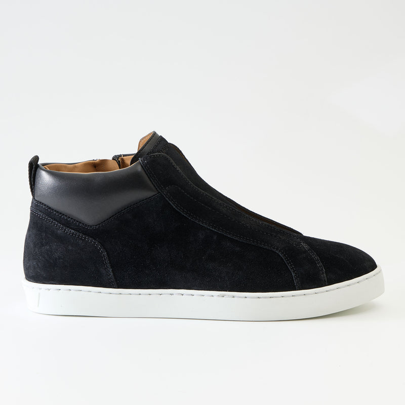 ミッドトップ スリッポンスニーカー ブラック | 35346 BL/S – MAGNANNI