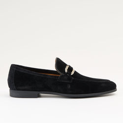 FLEX スエードバックルローファー ブラック | 74385 BL/S – MAGNANNI