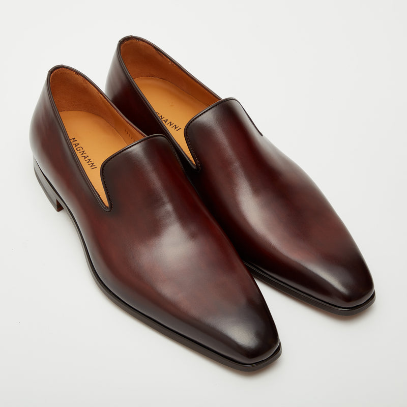 magnanni shoes loafer 53173 dbr