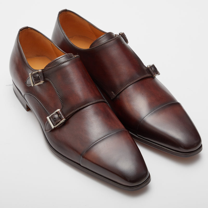 MAGNANNI マグナーニ モンクストラップ 黒 26.5 ビジネスシューズ