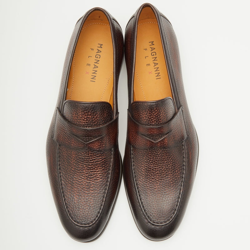 magnanni shoes loafer 51482 dbr