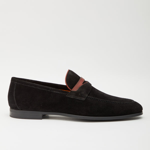 magnanni shoes loafer 24774 bl/dbr